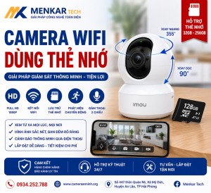 camera wifi dùng thẻ nhớ