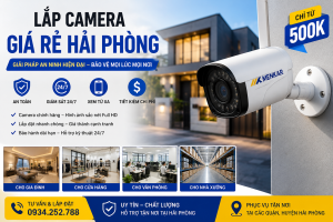 lắp camera giá rẻ hải phòng