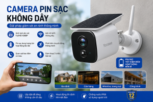 Camera pin sạc không dây