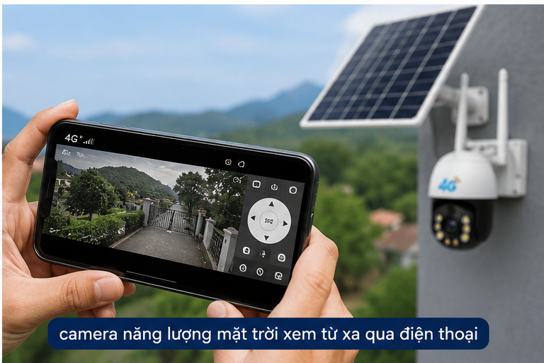 camera 4g năng lương mặt trời