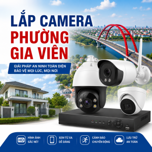 lắp camera phường gia viên