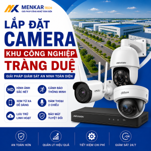 lắp đặt camera khu công nghiệp Tràng Duệ