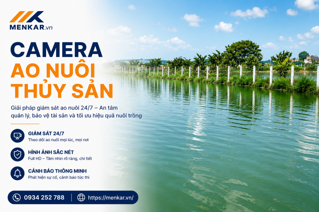 lắp camera ao nuôi cá