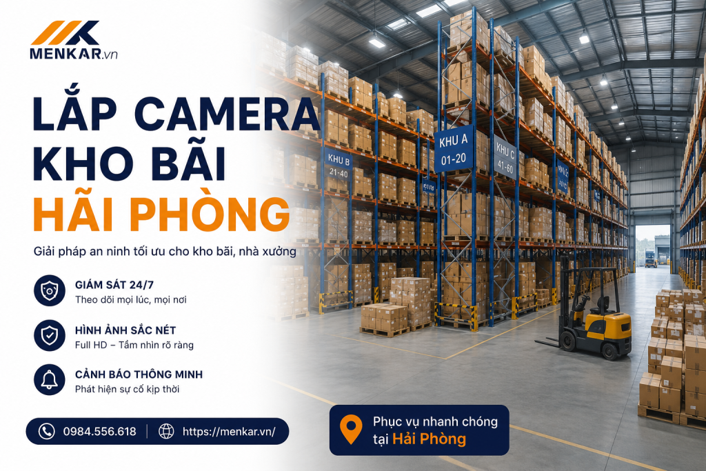 lắp camera kho bãi Hải Phòng