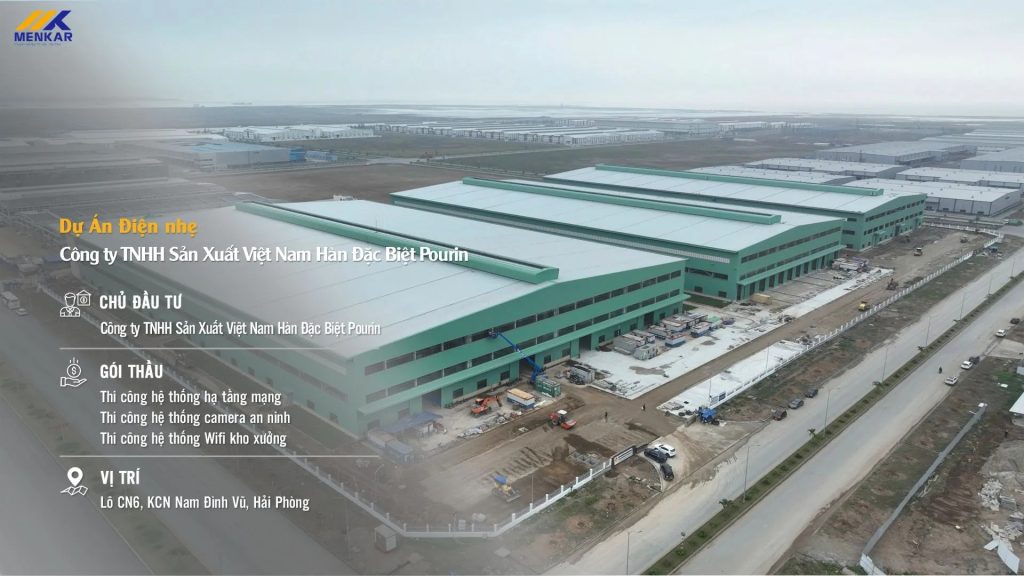 Thi Công Điện Nhẹ Công Ty TNHH Sản Xuất Việt Nam Hàn Đặc Biệt Pourin